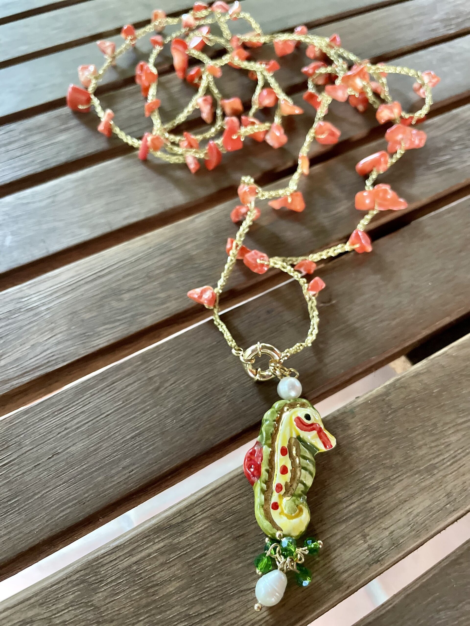 Caballito y corales (XL) - pieza única - 6