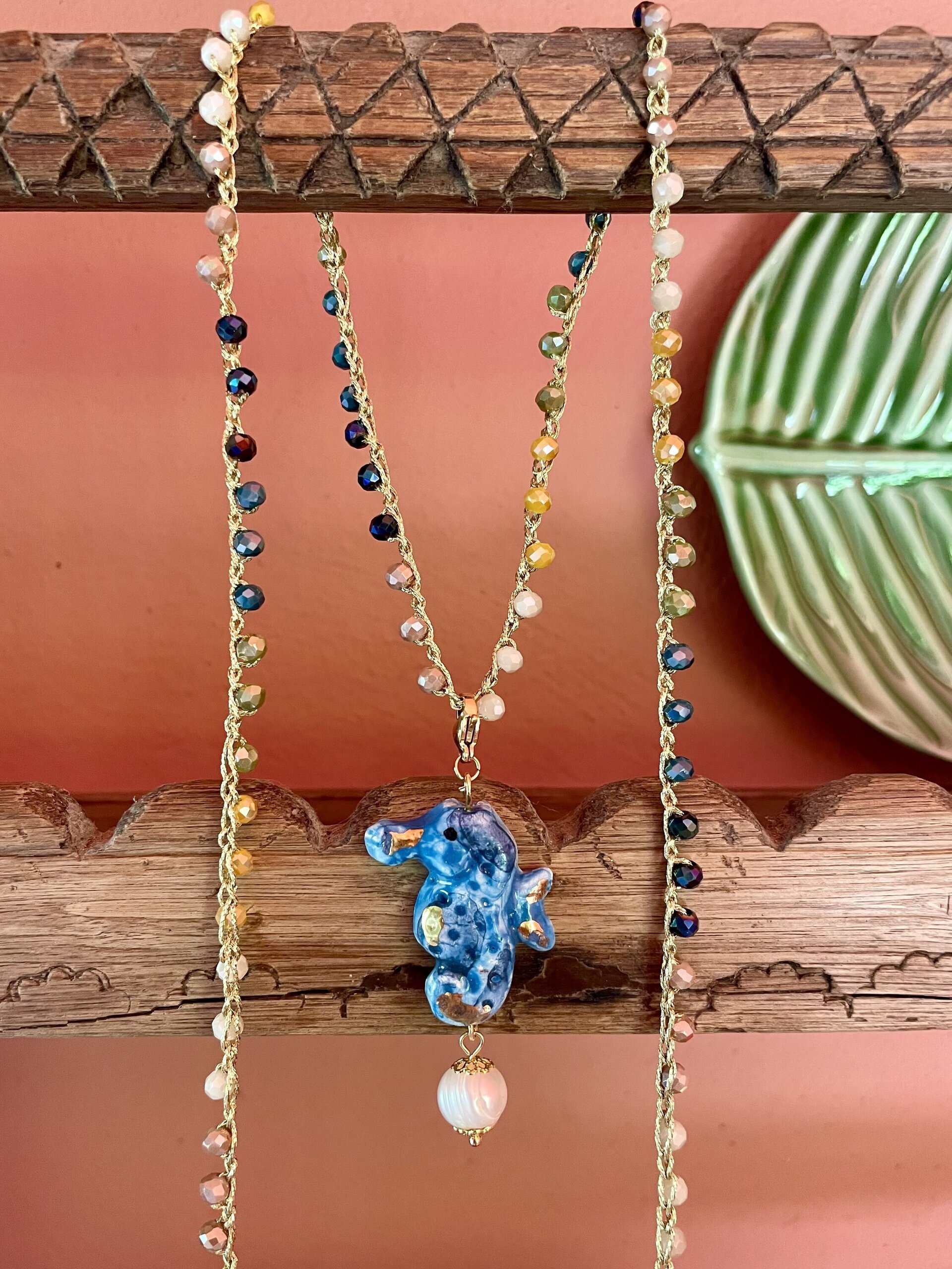 Caballito azul (L) - pieza única - 11