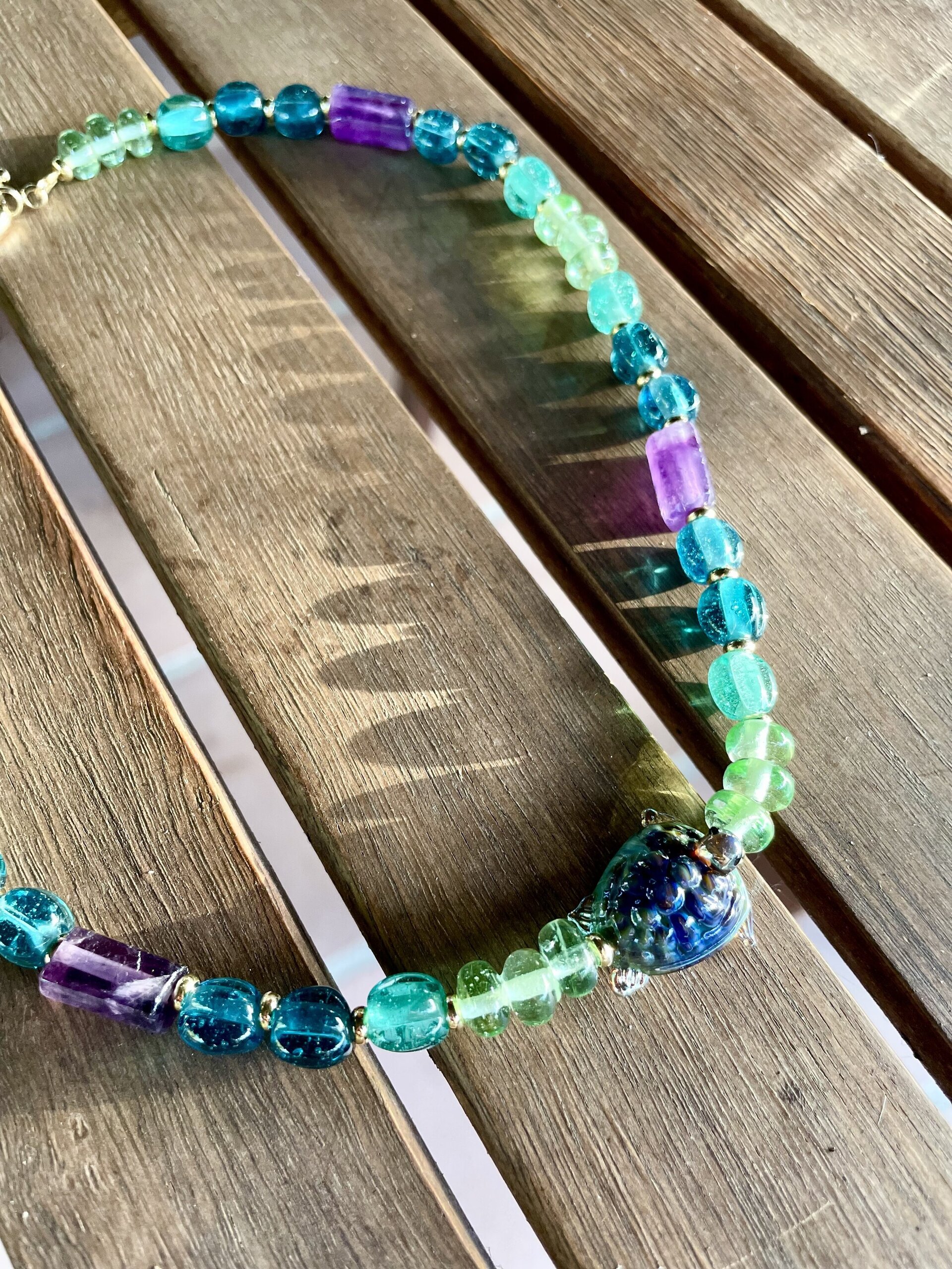 Tortuga azulada - pieza única - 4