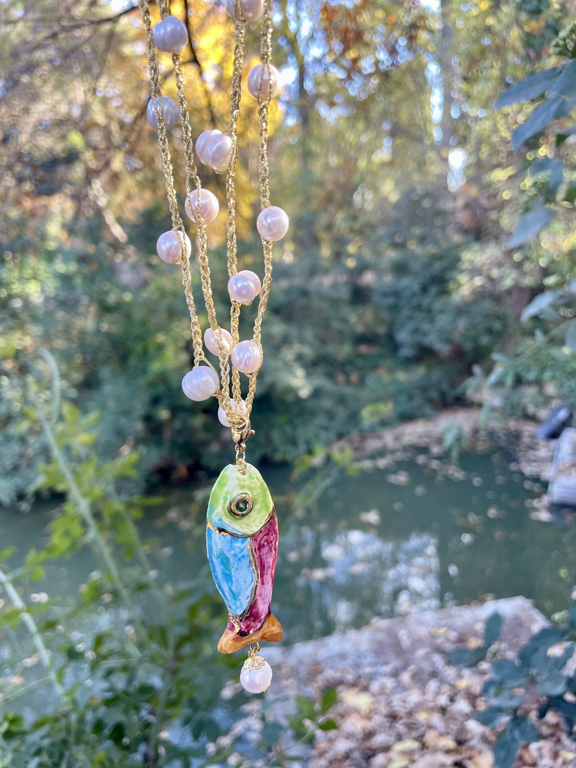 Sardina y perlas (XL) - pieza única - 3