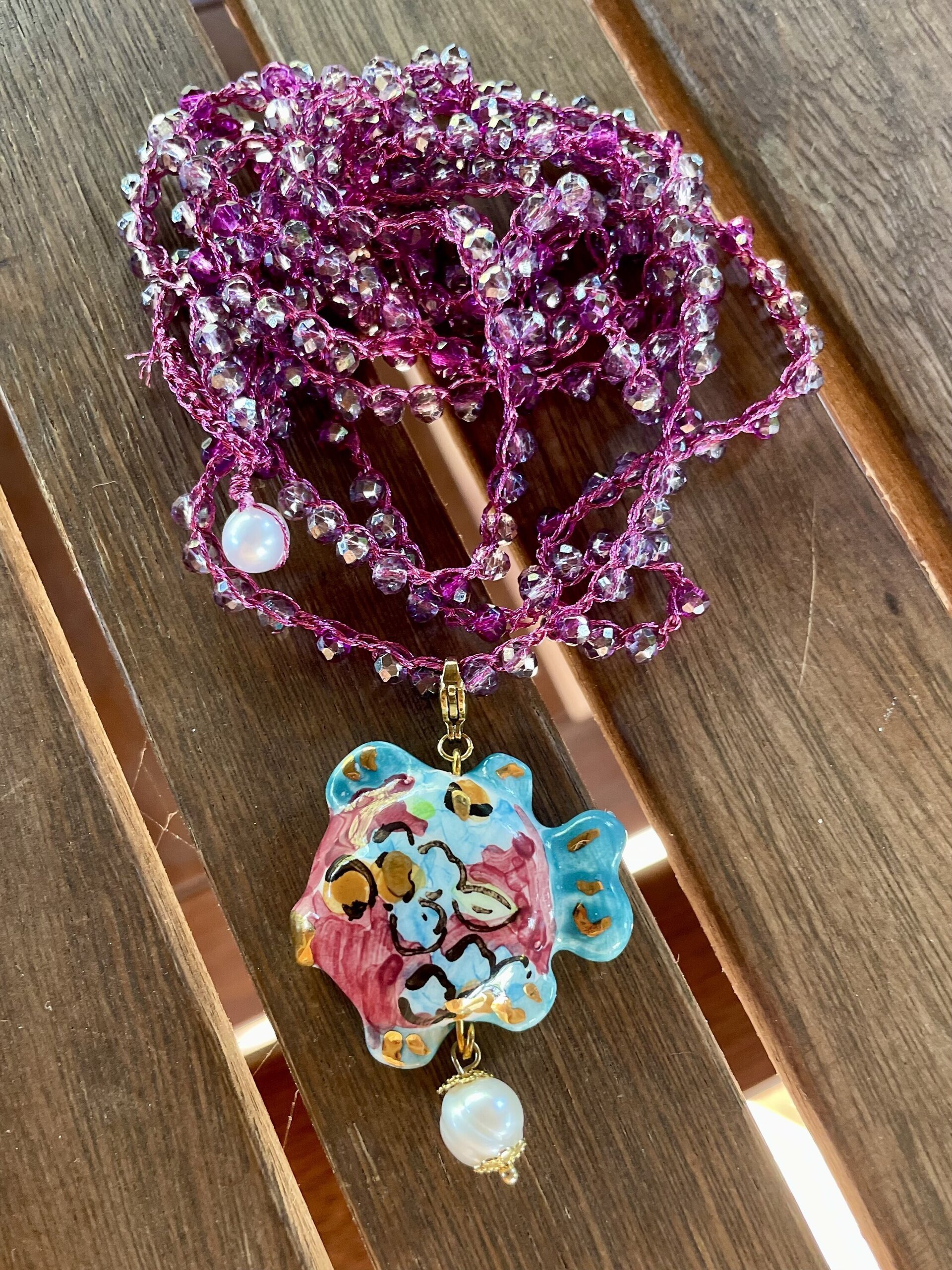 Pez buganvilla (XL) - pieza única - 4