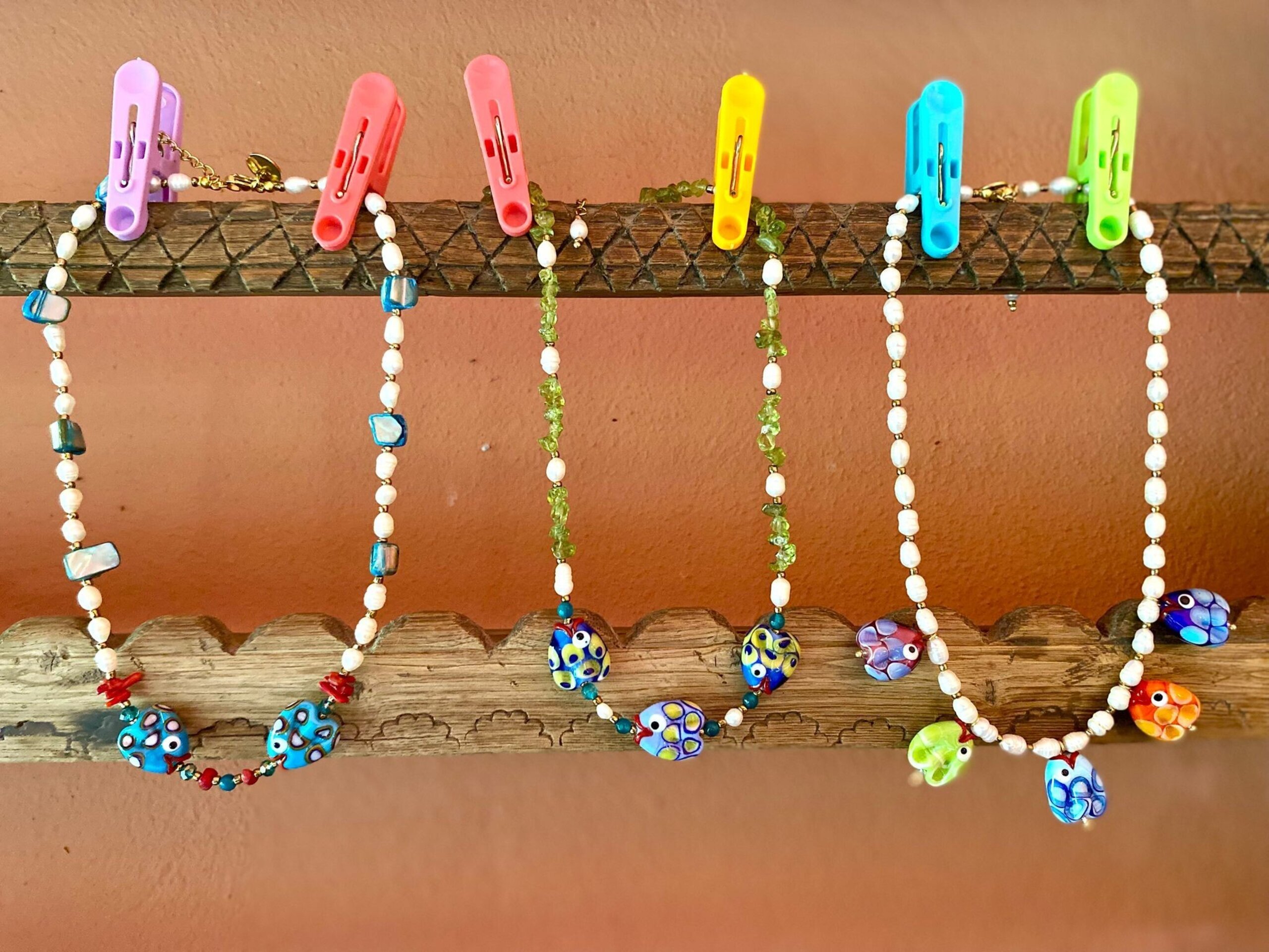 Piscis perlas - pieza única - 7