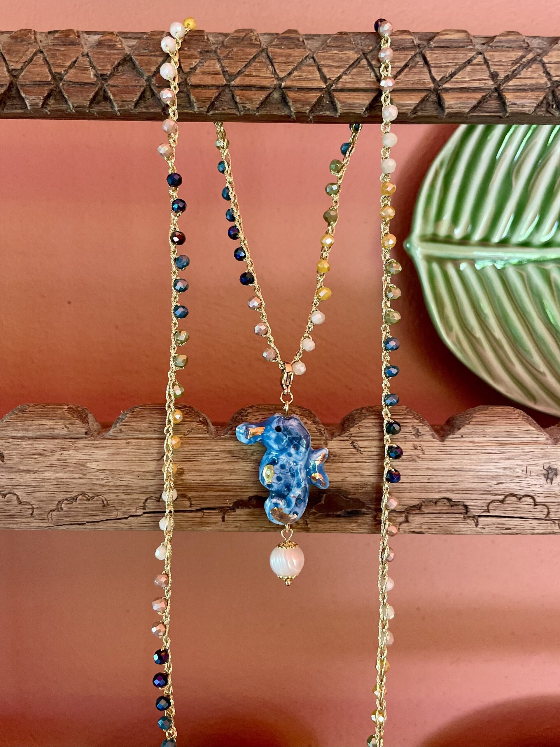 Caballito azul (L) - pieza única - 8