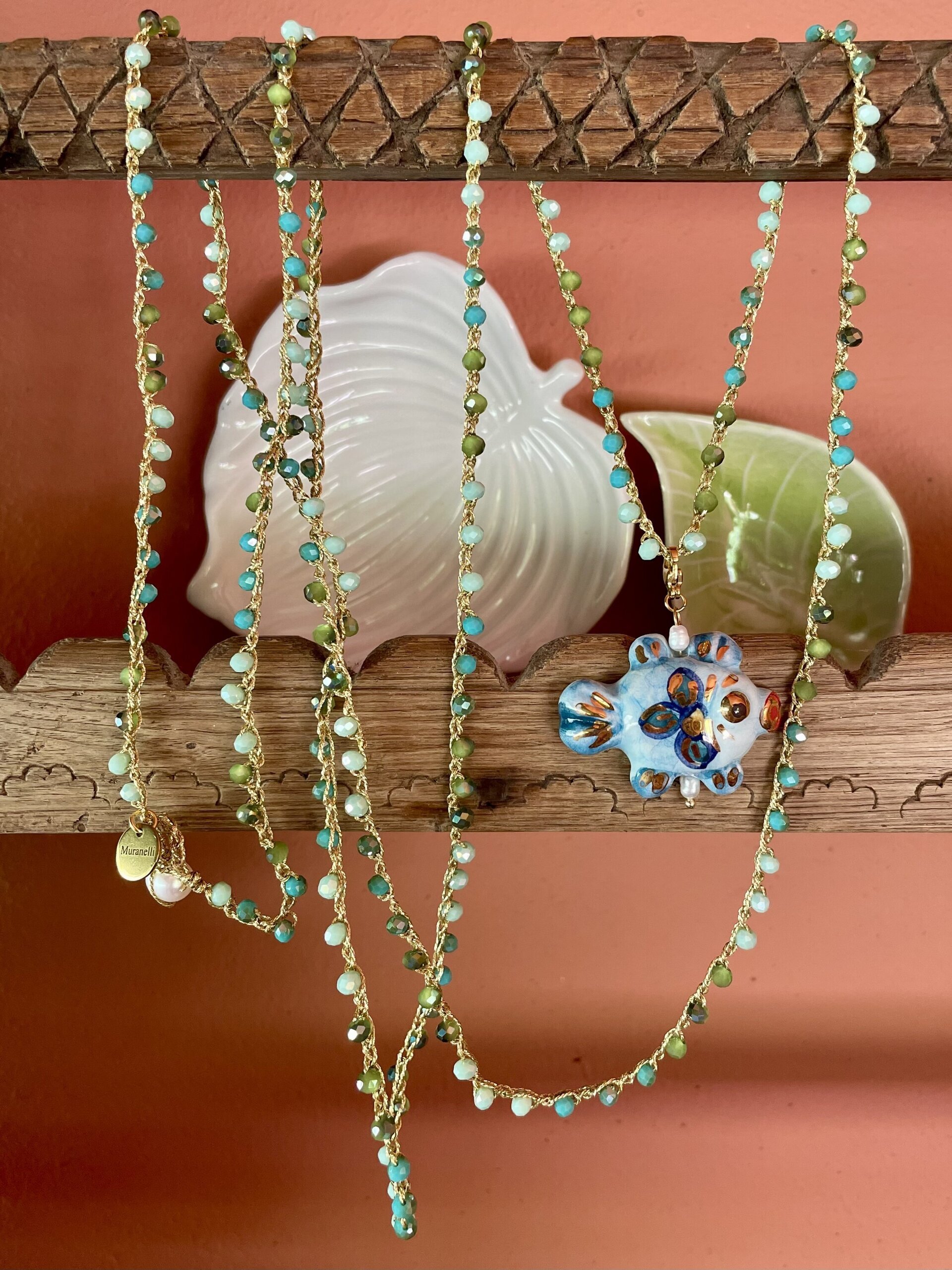 Pez azul (XL) - pieza única - 4