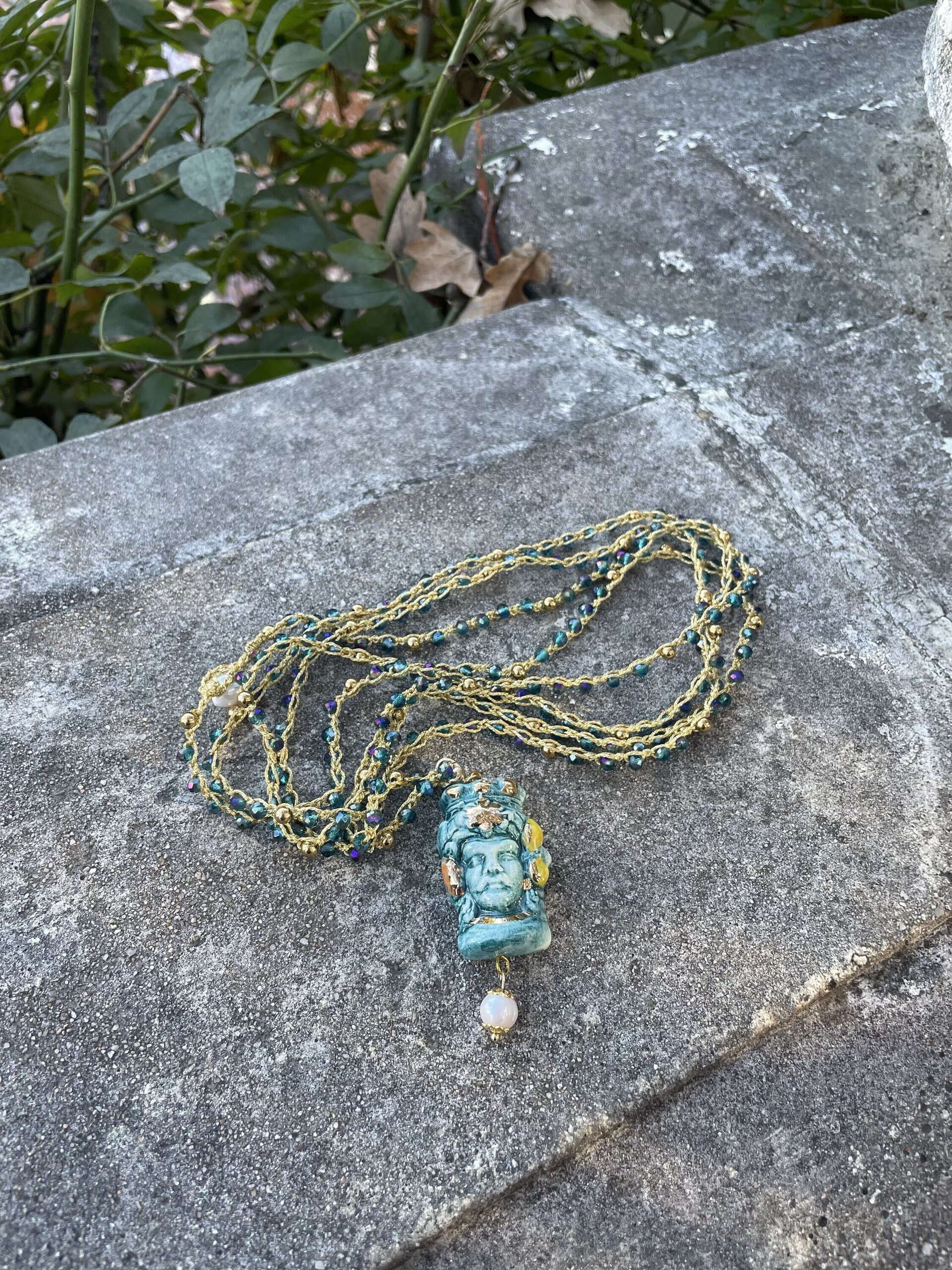 Testa azul chico (XL) - pieza única - 2