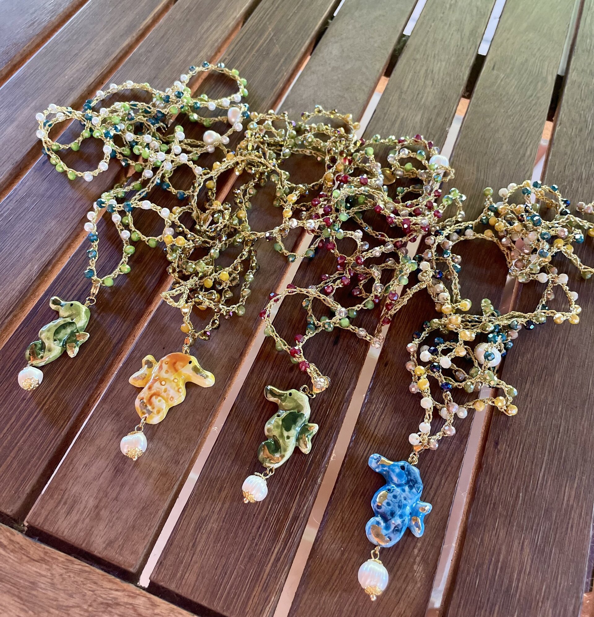 Caballito amarillo y dorado (L) - pieza única - 5