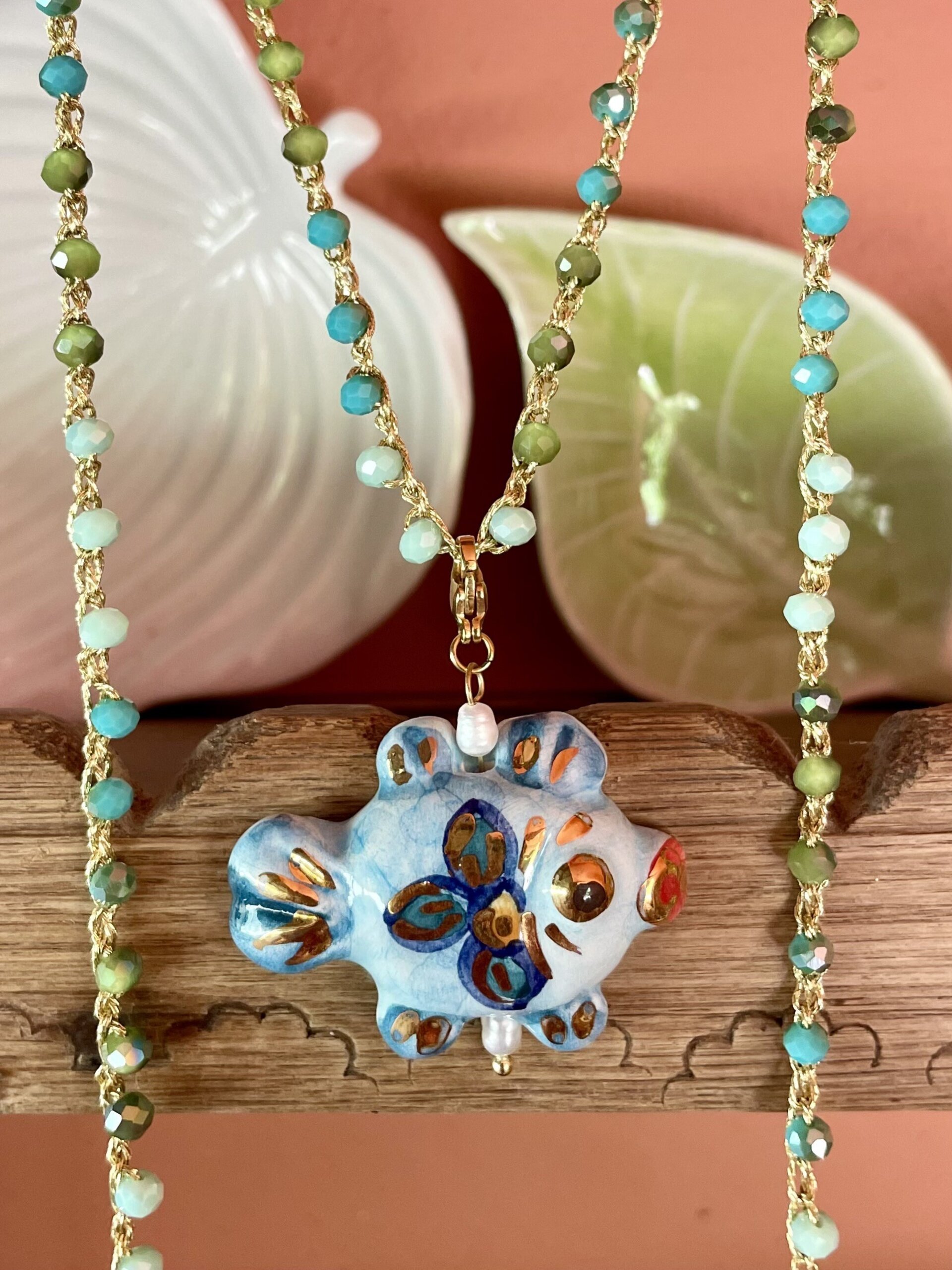 Pez azul (XL) - pieza única - 2